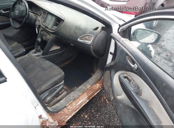 1C3CDFBB5GD505557 2016 DODGE DART White Սալոնի դիմացի տեսք