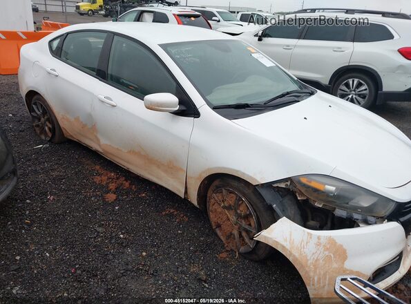 1C3CDFBB5GD505557 2016 DODGE DART White Դիմացի տեսք