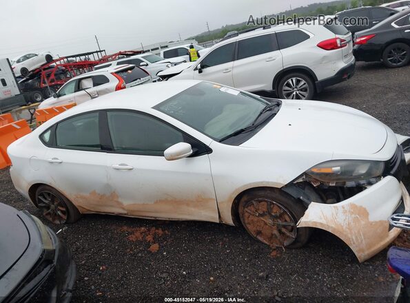 1C3CDFBB5GD505557 2016 DODGE DART White Սարքավորումների վահանակի տեսք