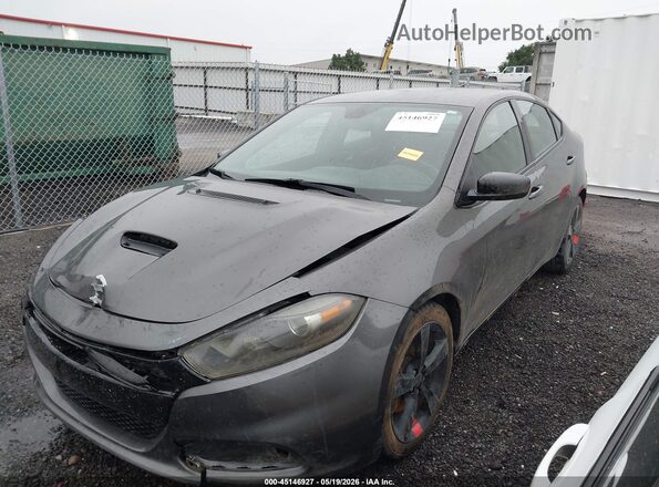 1C3CDFBB5GD630137 2016 DODGE DART Серый Передняя левая четверть