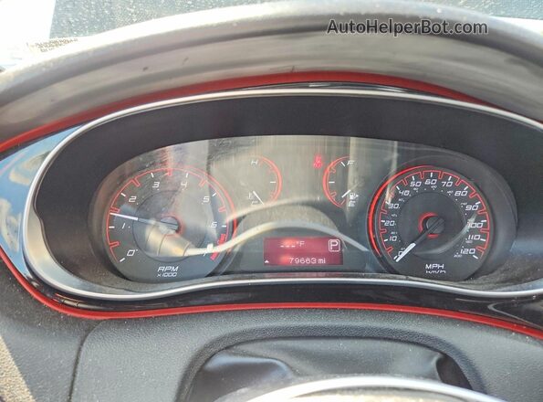 1C3CDFBB8GD689330 2016 DODGE DART Black Vista del cuadro de instrumentos
