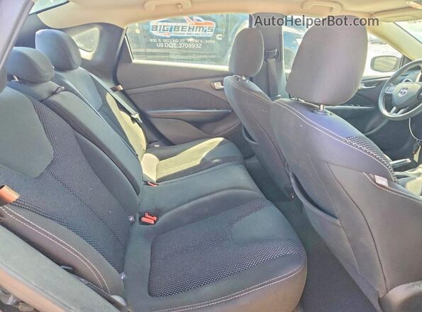 1C3CDFBB8GD689330 2016 DODGE DART Black Vista de los asientos traseros