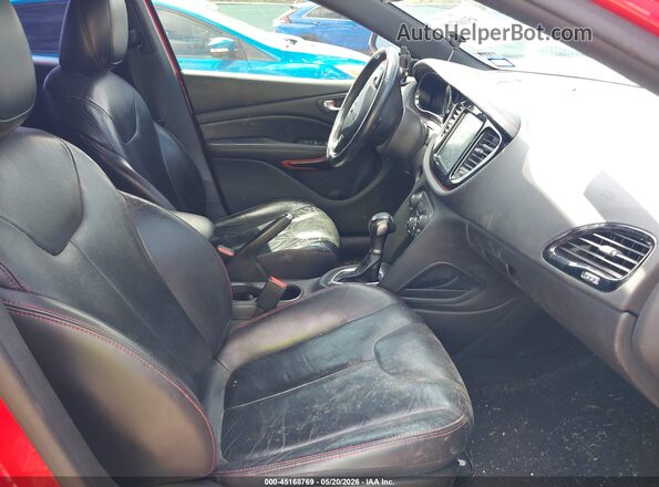 1C3CDFEB8GD624876 2016 DODGE DART Red Вид салону спереду