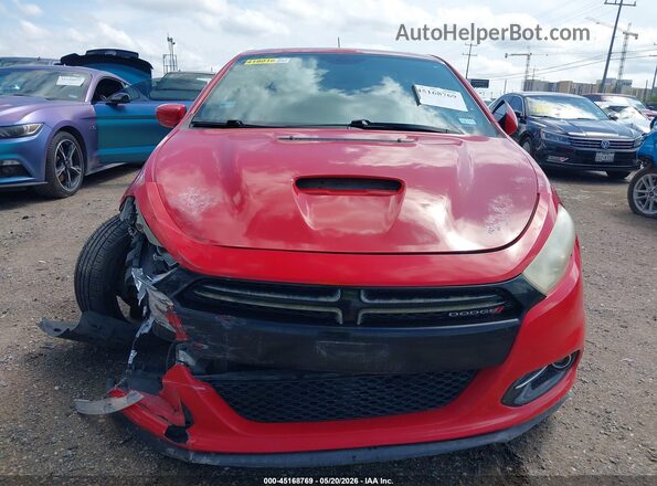 1C3CDFEB8GD624876 2016 DODGE DART Red Вид панелі приладів