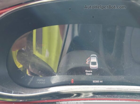 1C3CDFEB8GD624876 2016 DODGE DART Red Вид задніх сидінь