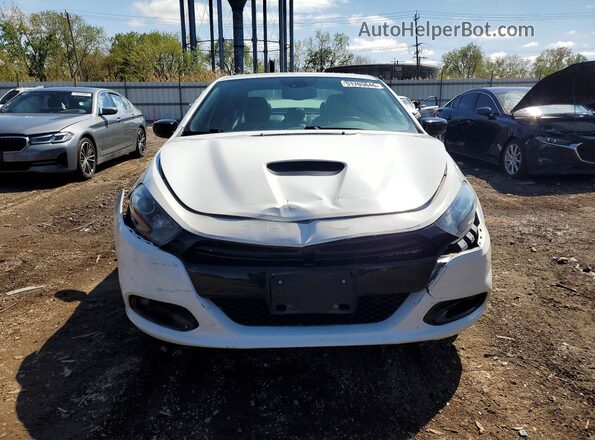 1C3CDFGB4GD791443 2016 DODGE DART White წინა ხედი