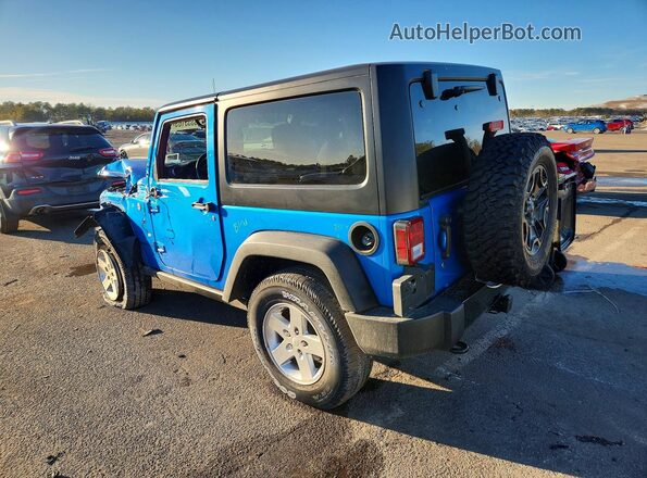 1C4AJWAG2GL165802 2016 JEEP WRANGLER Blue Հետևի ձախ