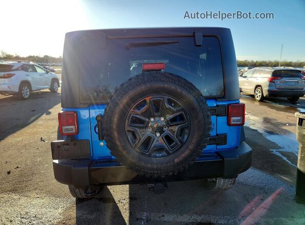 1C4AJWAG2GL165802 2016 JEEP WRANGLER Blue Հետևի տեսք