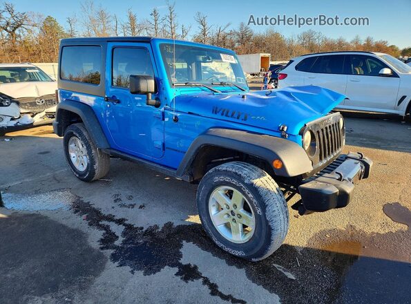1C4AJWAG2GL165802 2016 JEEP WRANGLER Blue Առջևի աջ