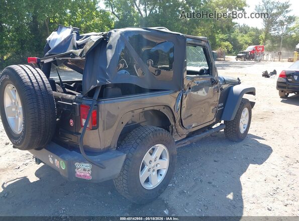1C4AJWAG9HL664940 2017 JEEP WRANGLER Black Задня права чверть