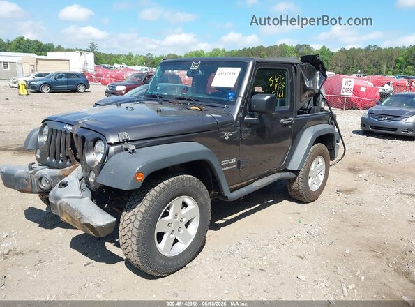 1C4AJWAG9HL664940 2017 JEEP WRANGLER Black Передня ліва чверть