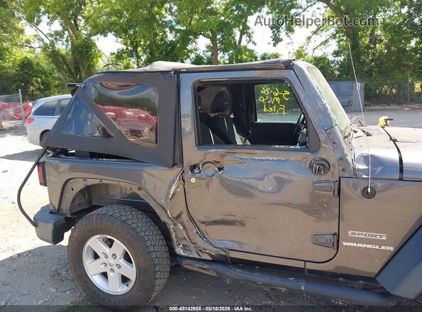 1C4AJWAG9HL664940 2017 JEEP WRANGLER Black Вид спереду