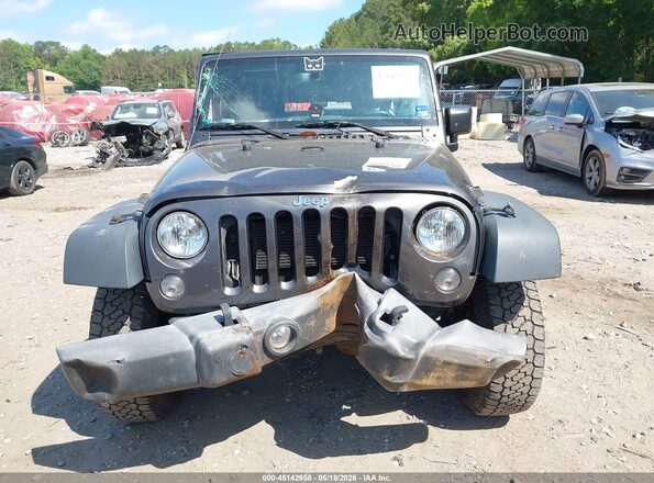1C4AJWAG9HL664940 2017 JEEP WRANGLER Black Вид задньої частини салону