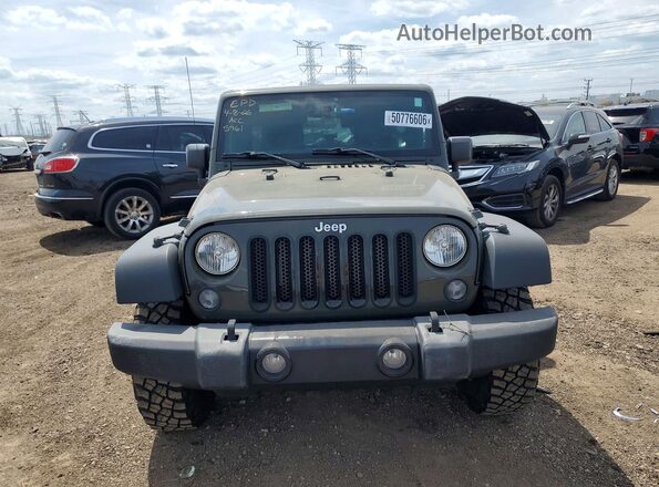 1C4BJWDG1GL130068 2016 JEEP WRANGLER Зеленый Вид спереди