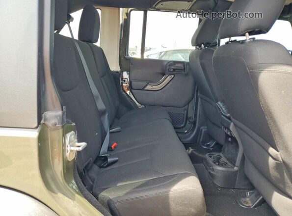 1C4BJWDG1GL130068 2016 JEEP WRANGLER Зеленый Вид задних сидений