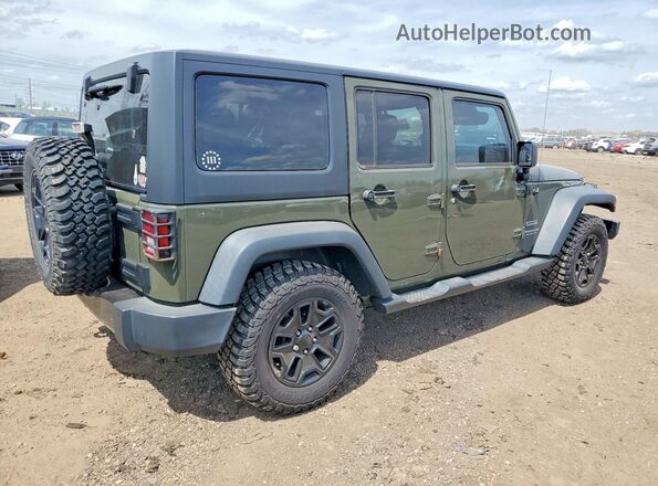 1C4BJWDG1GL130068 2016 JEEP WRANGLER Зеленый Задняя правая четверть