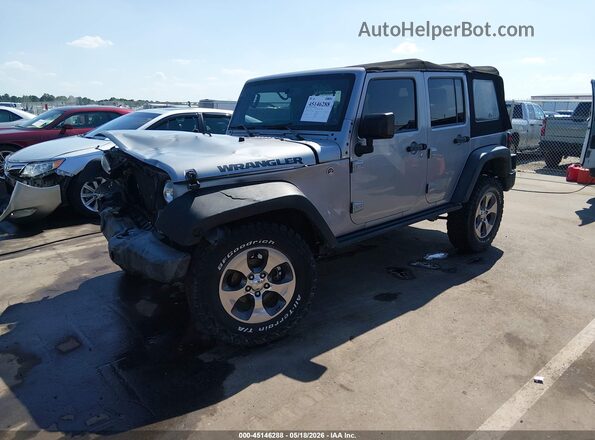 1C4BJWDG2GL144528 2016 JEEP WRANGLER UNLIMITED Silver წინა მარცხენა ხედი სამი მეოთხედიდან