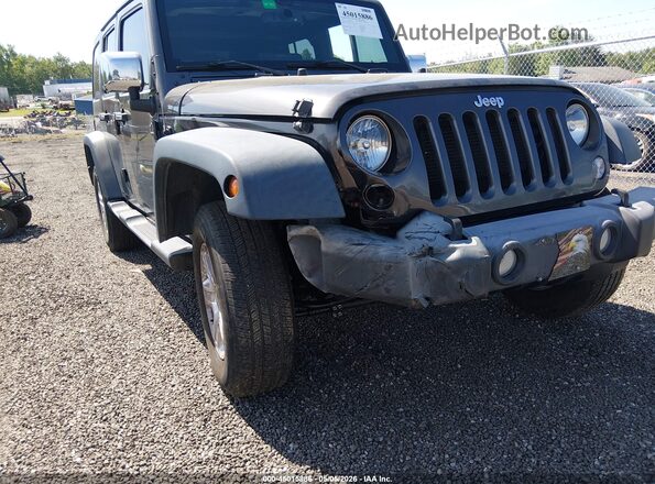 1C4BJWDG2GL221494 2016 JEEP WRANGLER UNLIMITED Gray Вид спереду