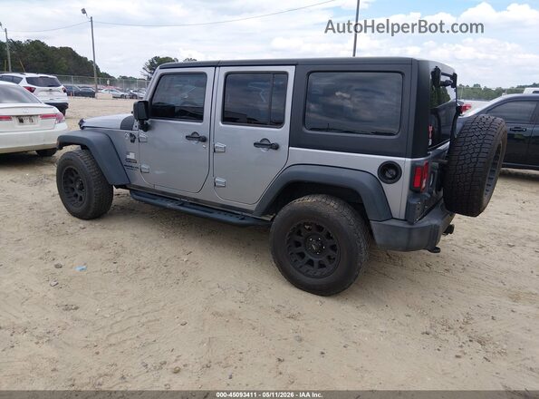 1C4BJWDG2HL598618 2017 JEEP WRANGLER UNLIMITED Silver უკანა მარცხენა
