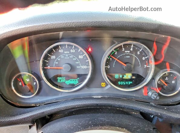 1C4BJWDG2JL862815 2018 JEEP WRANGLER White ხელსაწყოთა პანელის ხედი