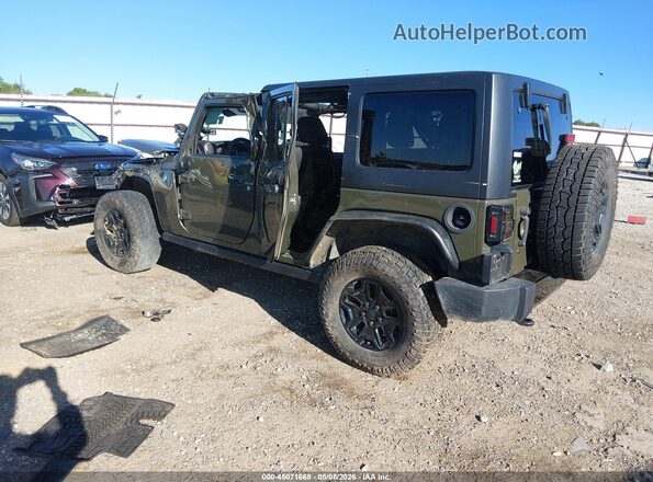 1C4BJWDG3GL131481 2016 JEEP WRANGLER UNLIMITED Green Tył lewy