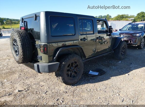1C4BJWDG3GL131481 2016 JEEP WRANGLER UNLIMITED Green Tył prawy