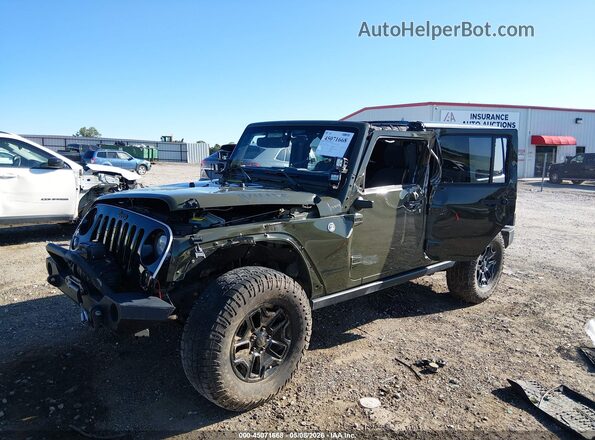 1C4BJWDG3GL131481 2016 JEEP WRANGLER UNLIMITED Green Widok z przodu