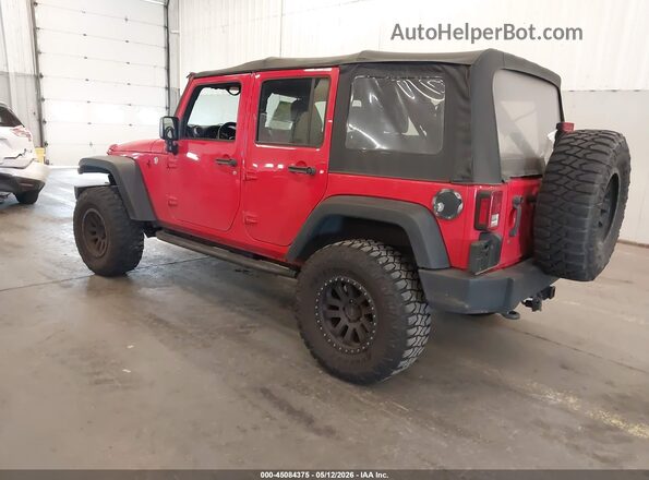 1C4BJWDG4JL849287 2018 JEEP WRANGLER Red Trasero izquierdo