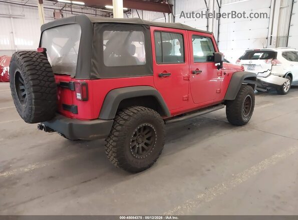 1C4BJWDG4JL849287 2018 JEEP WRANGLER Red Trasero derecho