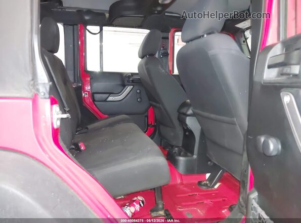 1C4BJWDG4JL849287 2018 JEEP WRANGLER Red Vista de la etiqueta del VIN