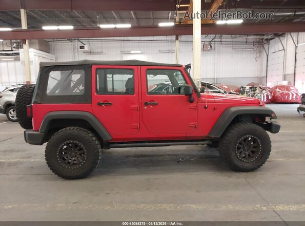 1C4BJWDG4JL849287 2018 JEEP WRANGLER Red Vista interior trasera