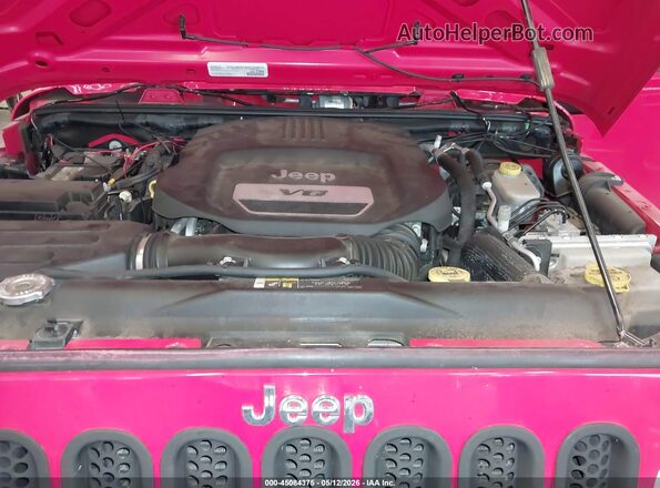 1C4BJWDG4JL849287 2018 JEEP WRANGLER Red Vista trasera