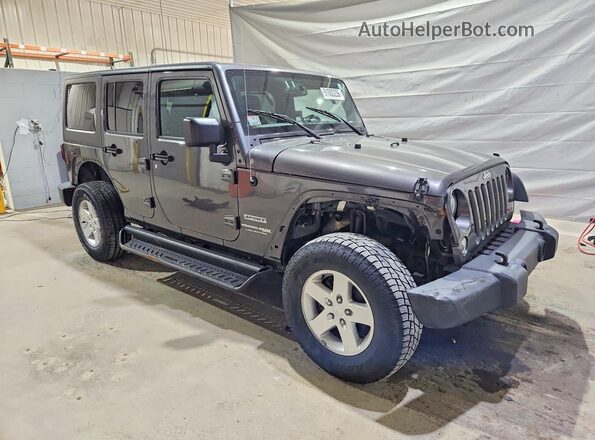 1C4BJWDG4JL882628 2018 JEEP WRANGLER Gray Przód prawy