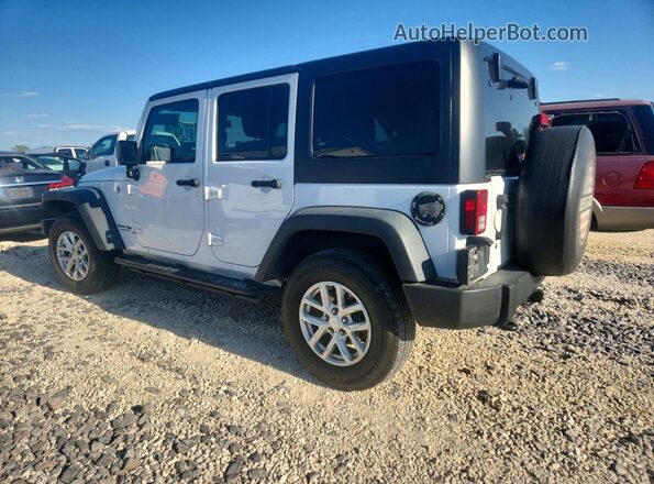 1C4BJWDG5JL867958 2018 JEEP WRANGLER Белый Задняя левая четверть