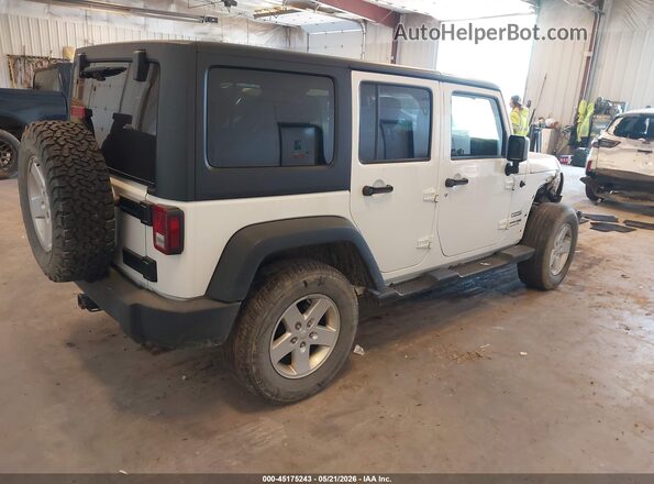 1C4BJWDG5JL889863 2018 JEEP WRANGLER White Задня права чверть