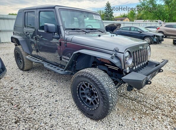 1C4BJWDG8HL730717 2017 JEEP WRANGLER Gray Przód prawy