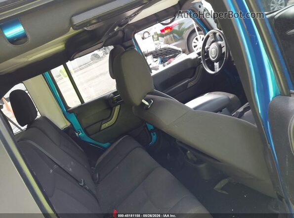 1C4BJWDG9GL301181 2016 JEEP WRANGLER UNLIMITED Blue Вид наклейки з VIN-кодом