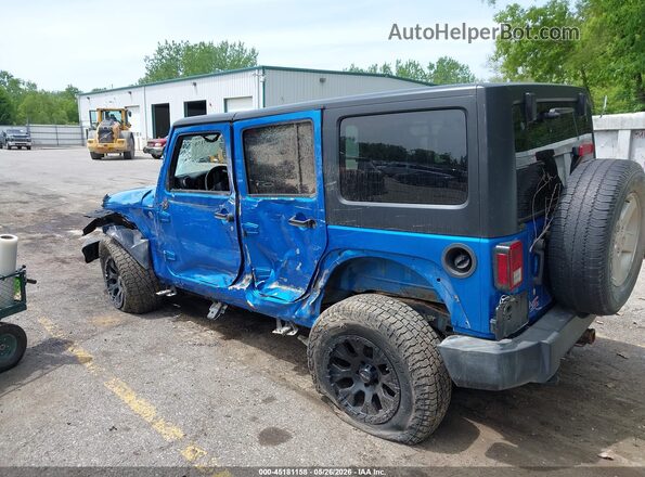1C4BJWDG9GL301181 2016 JEEP WRANGLER UNLIMITED Blue Задня ліва чверть