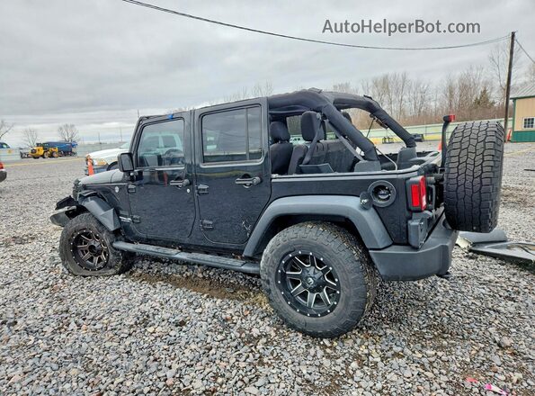1C4BJWDG9HL657504 2017 JEEP WRANGLER Black Trasero izquierdo