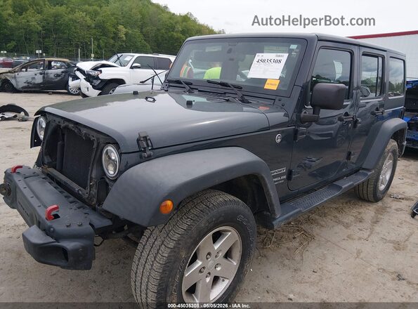 1C4BJWDG9HL713733 2017 JEEP WRANGLER UNLIMITED Gray Передня ліва чверть