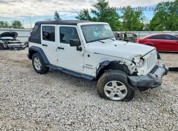 1C4BJWDGXGL161027 2016 JEEP WRANGLER Белый Передняя правая четверть