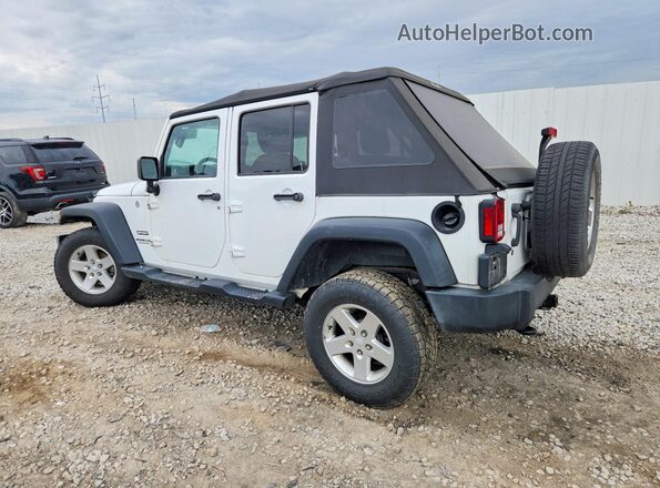 1C4BJWDGXGL161027 2016 JEEP WRANGLER Белый Задняя левая четверть
