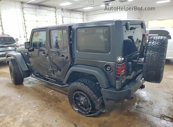 1C4BJWFG8GL290297 2016 JEEP WRANGLER Black Հետևի ձախ