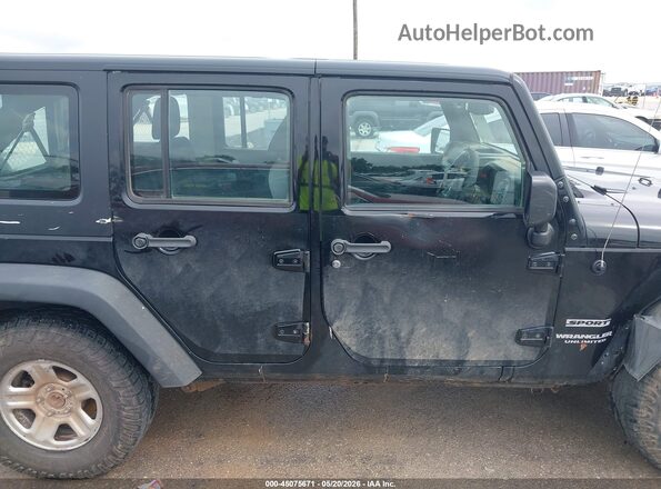 1C4BJWKG1GL203541 2016 JEEP WRANGLER UNLIMITED Black უკანა სალონის ხედი