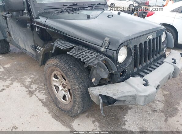 1C4BJWKG1GL203541 2016 JEEP WRANGLER UNLIMITED Black წინა ხედი