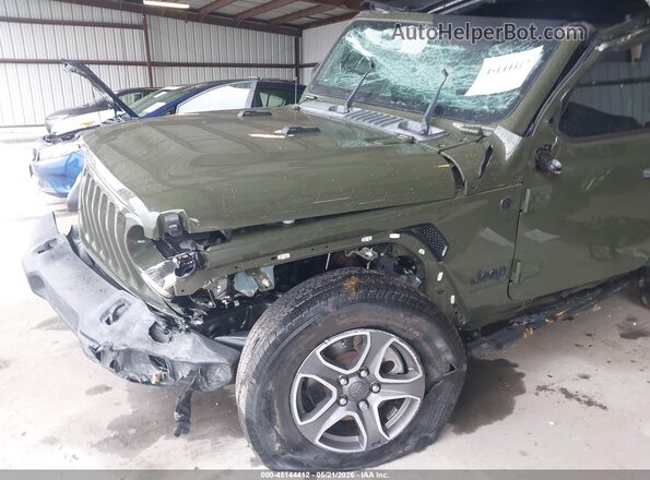 1C4GJXAG2NW196205 2022 JEEP WRANGLER Green Դիմացի տեսք
