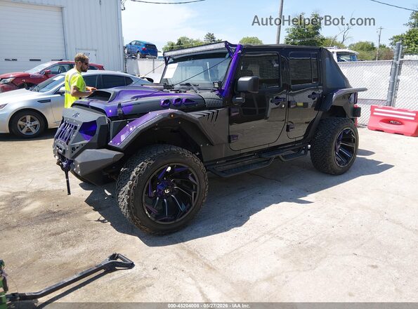 1C4HJWFG3GL306027 2016 JEEP WRANGLER UNLIMITED Purple Front left