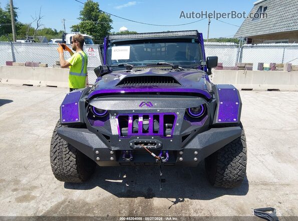 1C4HJWFG3GL306027 2016 JEEP WRANGLER UNLIMITED Purple Instrument cluster view