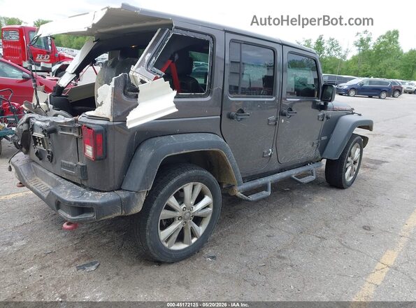 1C4HJWFG4JL867294 2018 JEEP WRANGLER Gray Trasero derecho
