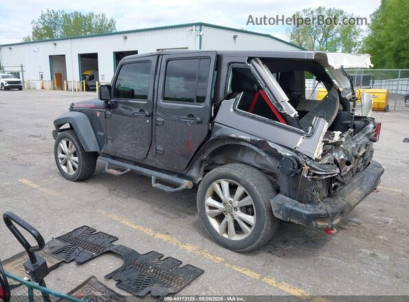 1C4HJWFG4JL867294 2018 JEEP WRANGLER Gray Trasero izquierdo